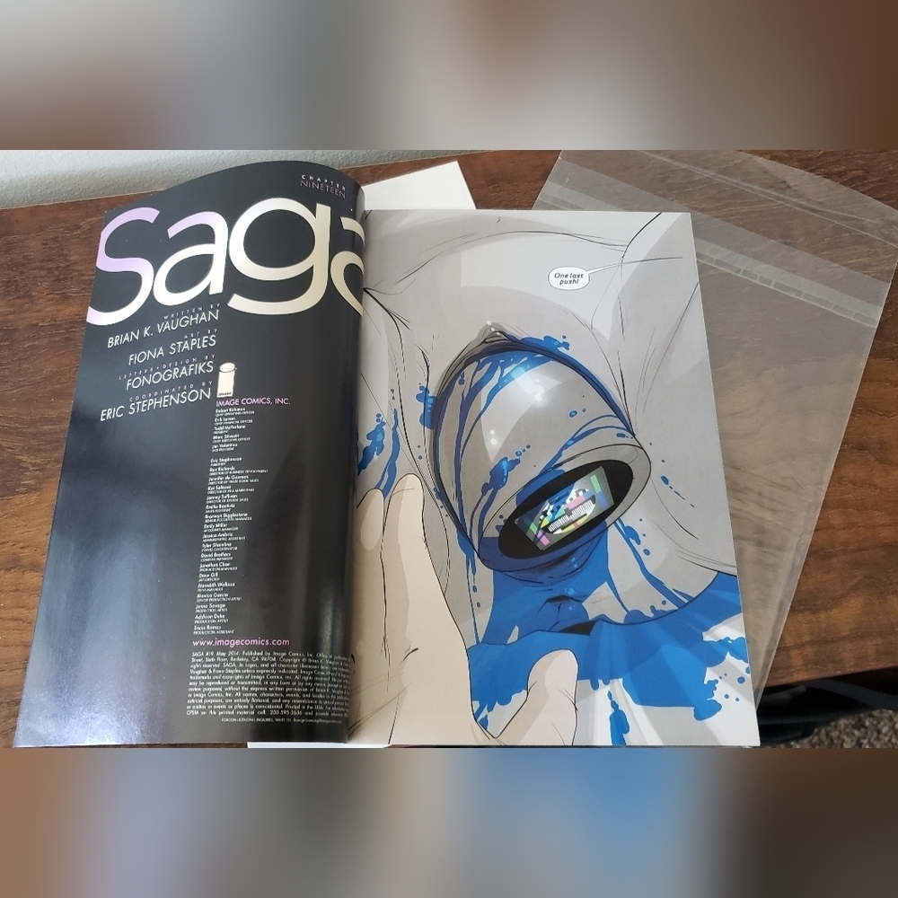 *3/$15 Brian K. VaughanSaga, No. 19 Imagine Comic Book - Picture 4 of 5